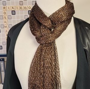 Open Knit Fashion Scarf